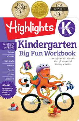 Kindergarten Big Fun Workbook 256-Page Kindergarten Activity Book Full of Kindergarten Math, Reading, Writing Practice, Phonics, Puzzles and More  9781629797632 Front Cover