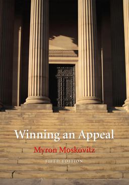Winning an Appeal Insights from an Advocate Who Wins 5th 9781630447700 Front Cover