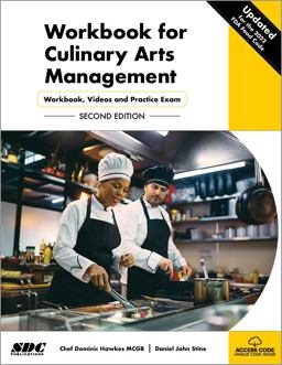 Workbook for Culinary Arts Management Workbook, Videos and Practice Exam  9781630576189 Front Cover