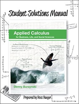 Student Solutions Manual for Applied Calculus Student Solutions Manual for Applied Calculus