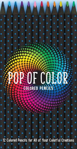 Pop of Color Pencil Set 12 Colored Pencils for All Your Colorful Creations  9781631062742 Front Cover