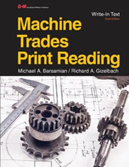 Machine Trades Print Reading 6th 9781631261053 Front Cover