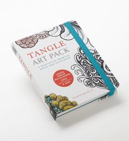 Tangle Art Pack A Meditative Drawing Book and Sketchpad - Adapted from the Best-Selling Book One Zentangle a Day  9781631590962 Front Cover