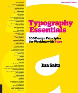Typography Essentials Revised and Updated 100 Design Principles for Working with Type 3rd 9781631596476 Front Cover