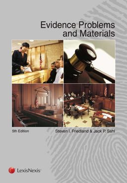 Evidence Problems and Materials 5th 9781632833921 Front Cover