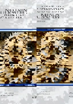 Understanding Criminal Law 7th 9781632838643 Front Cover