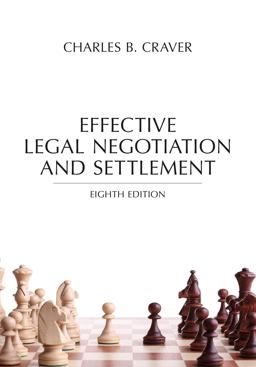 Effective Legal Negotiation and Settlement:  9781632848055 Front Cover