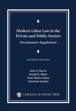 Modern Labor Law in the Private and Public Sectors Documentary Supplement 2nd 9781632849663 Front Cover