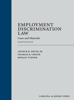 Employment Discrimination Law Cases and Materials 8th 9781632849861 Front Cover