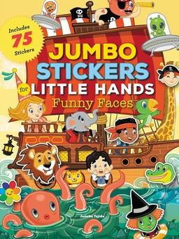 Jumbo Stickers for Little Hands: Funny Faces Includes 75 Stickers  9781633222304 Front Cover