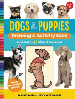 Dogs and Puppies Drawing and Activity Book