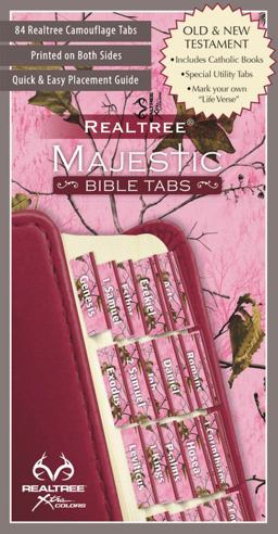 REALTREE(tm) PINK CAMO BIBLE TABS  9781633261297 Front Cover