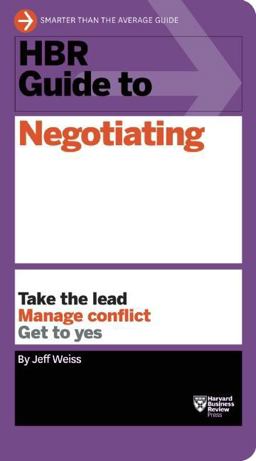 HBR Guide to Negotiating (HBR Guide Series)  9781633690769 Front Cover