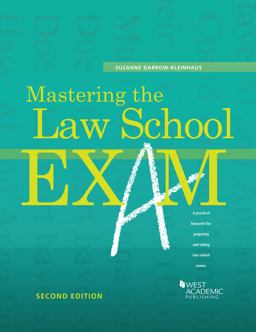 INHAMASTERING THE LAW SCHOOL EXAM  9781634592253 Front Cover