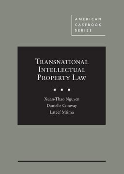 Transnational Intellectual Property Law  9781634592710 Front Cover
