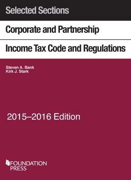 Selected Sections Corporate and Partnership Income Tax Code and Regulations