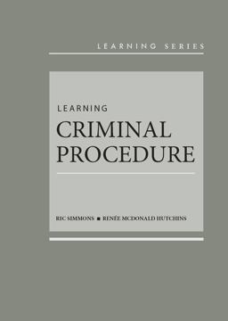 Learning Criminal Procedure Learning Criminal Procedure