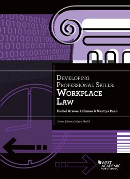 Developing Professional Skills Workplace Law  9781634596053 Front Cover