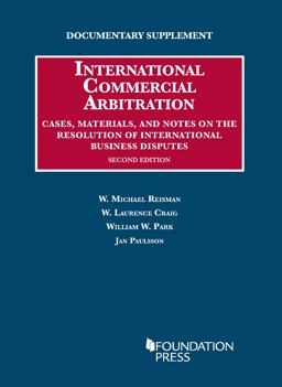 Documentary Supplement on International Commercial Arbitration, 2nd