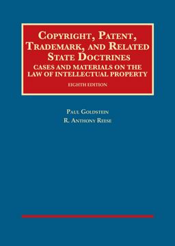 Copyright, Patent, Trademark, and Related State Doctrines