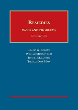 Remedies, Cases and Problems 6th 9781634602631 Front Cover