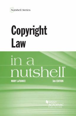Copyright Law in a Nutshell 3rd 9781634603041 Front Cover