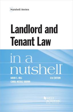Landlord and Tenant Law in a Nutshell 6th 9781634603232 Front Cover