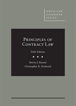 Principles of Contract Law 5th 9781634605977 Front Cover