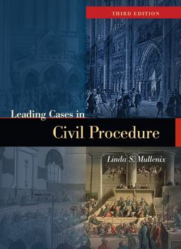 Leading Cases in Civil Procedure 3rd 9781634606820 Front Cover