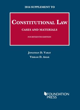 Constitutional Law, Cases and Materials