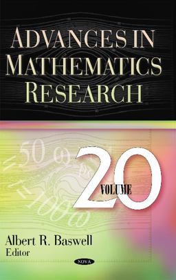 Advances in Mathematics Research  9781634827416 Front Cover