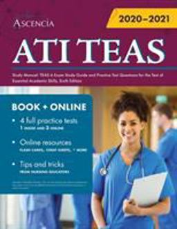 ATI TEAS Study Manual TEAS 6 Exam Study Guide and Practice Test Questions for the Test of Essential Academic Skills, Sixth Edition  9781635306781 Front Cover