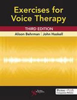 Exercises for Voice Therapy 3rd 9781635501834 Front Cover