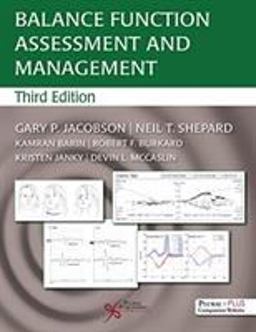 Balance Function Assessment and Management 3rd 9781635501889 Front Cover