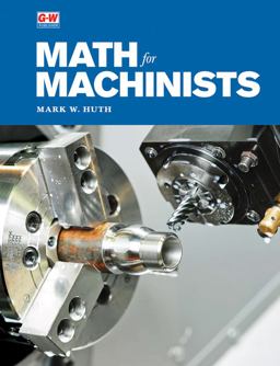 Math for Machinists  9781635632187 Front Cover