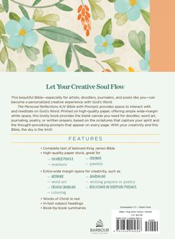 Personal Reflections KJV Bible with Prompts (Ecclesiastes 3:11) [Peach Floral]