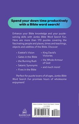 Jumbo Bible Word Search Fun