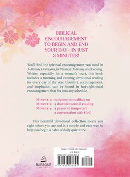 3-Minute Devotions for Women Morning and Evening