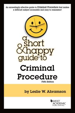     SHORT+HAPPY GUIDE TO CRIMINAL PROCE  9781636592824 Front Cover