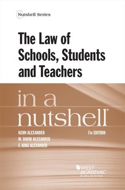     LAW OF SCHOOLS,STUDENTS...,NUTSHELL  9781636593005 Front Cover