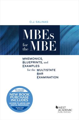 MBEs for the MBE Mnemonics, Blueprints, and Examples for the Multistate Bar Examination  9781636593425 Front Cover