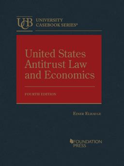     UNITED STATES ANTITRUST LAW+ECONOMI  9781636597133 Front Cover