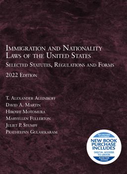     IMMIGRATION+NATION.LAWS...-SEL.STAT  9781636598901 Front Cover