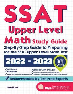SSAT Upper Level Math Study Guide