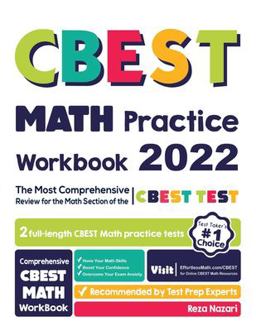 CBEST Math Practice Workbook