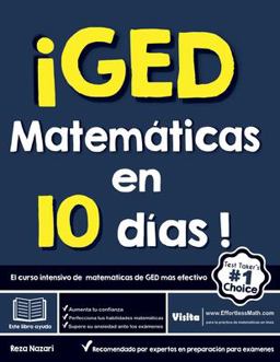 ¡GED Matemáticas en 10 Días!