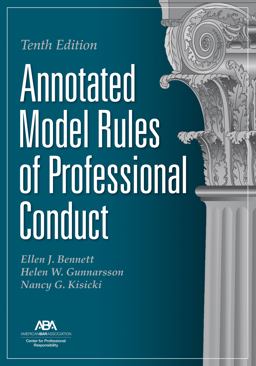     ANNOTATED MODEL RULES OF PROF.CONDU  9781639052882 Front Cover