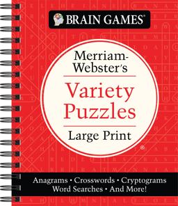 Brain Games - Merriam-Webster's Variety Puzzles Large Print