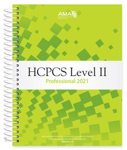 HCPCS 2021 Level II:  9781640160903 Front Cover