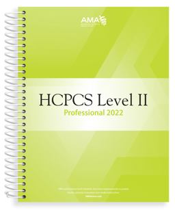 HCPCS 2022 Level II Professional Edition  9781640161610 Front Cover